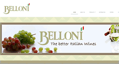 Desktop Screenshot of belloni.co.uk