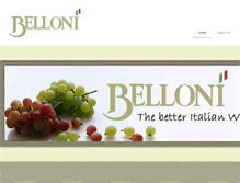 Tablet Screenshot of belloni.co.uk
