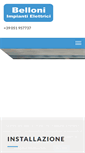 Mobile Screenshot of belloni.it