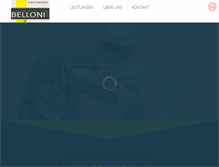 Tablet Screenshot of belloni.at